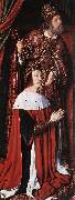 Master of Moulins Pierre de Bourbon and his Patron Saint china oil painting reproduction